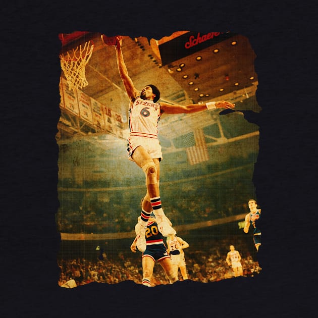 Basket - Erving vtg poster by IndianaWild